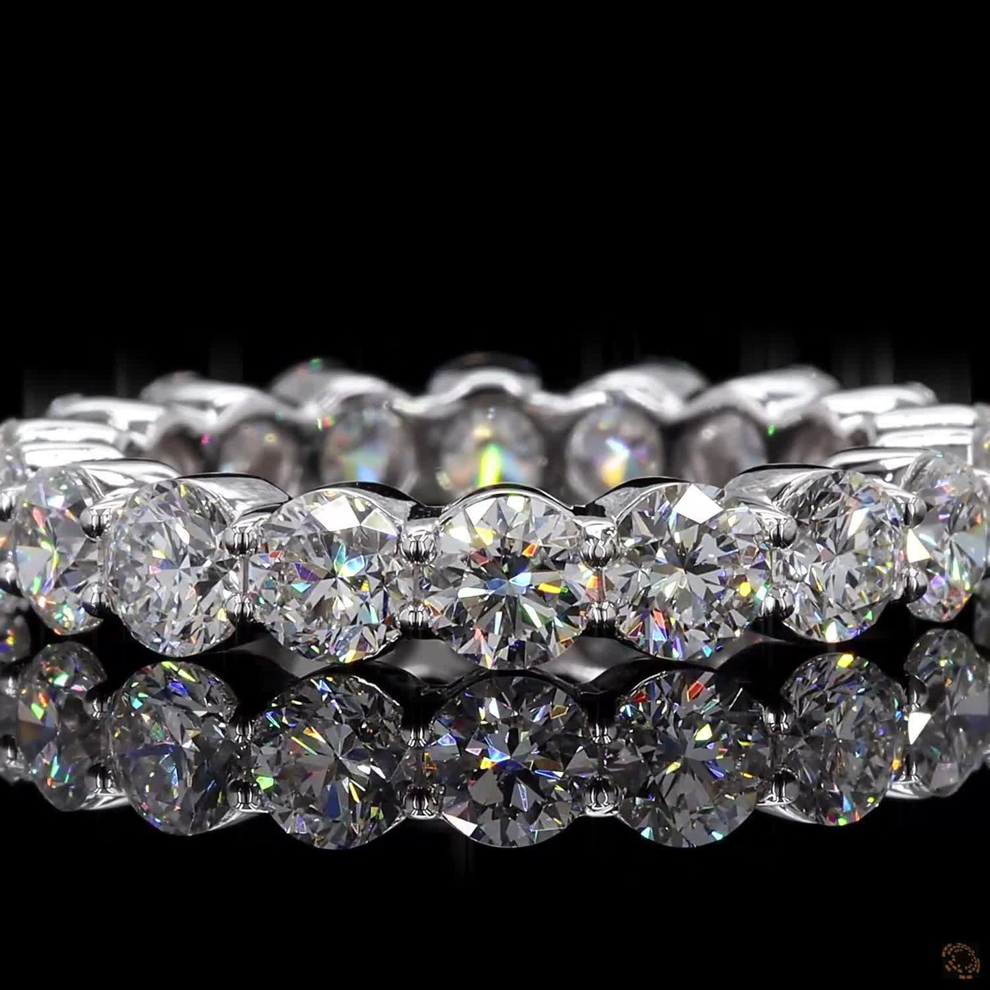 Eternity Band Round Cut LAB Gwon Diamond