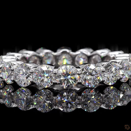 Eternity Band Round Cut LAB Gwon Diamond