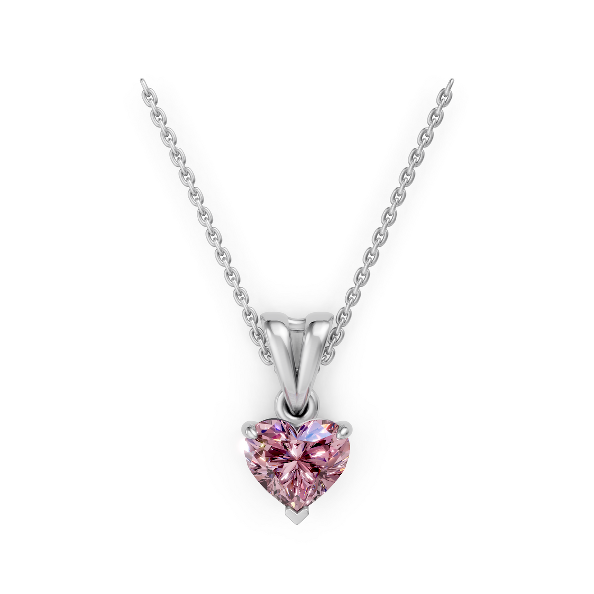V.01 Pendant - White Gold