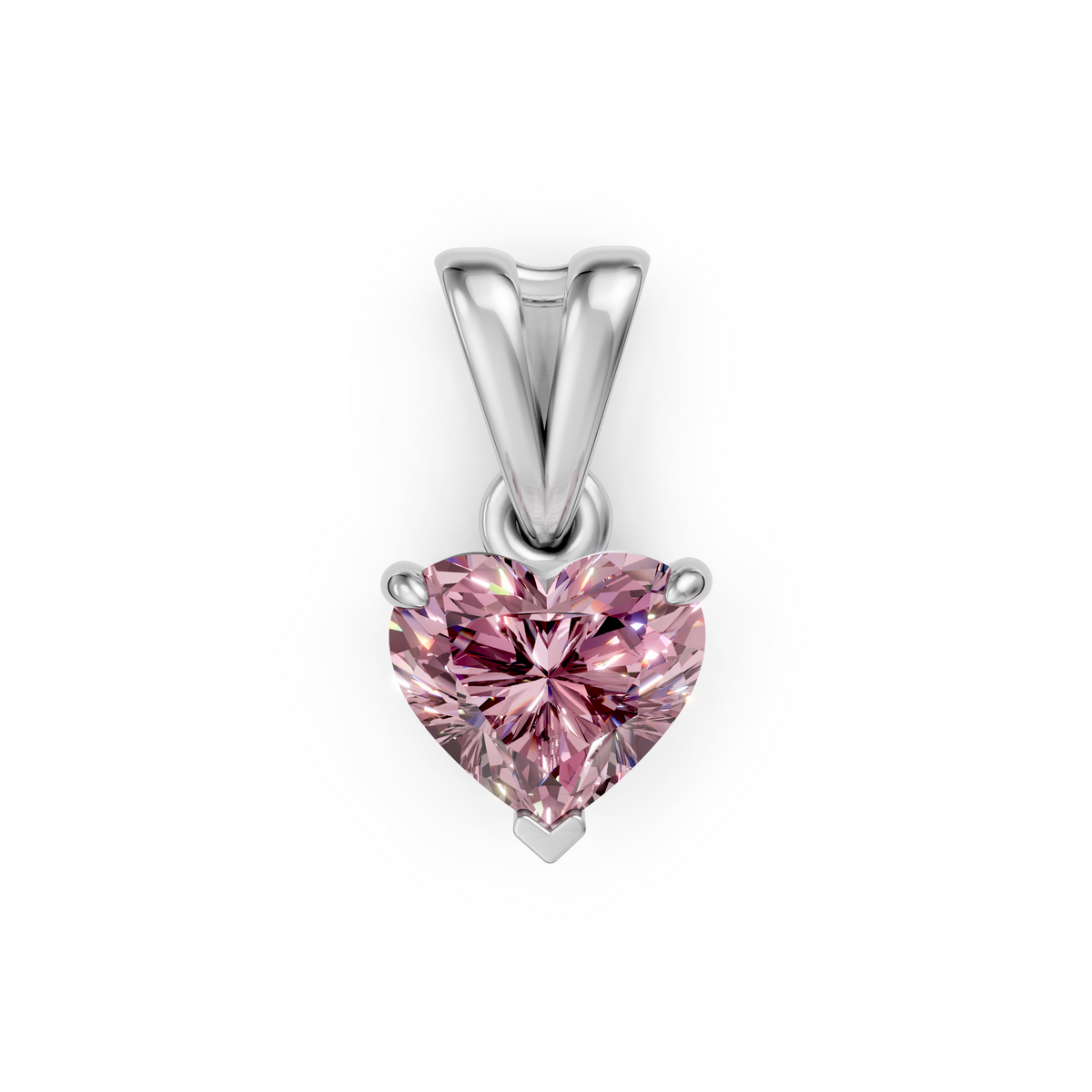 V.01 Pendant - White Gold