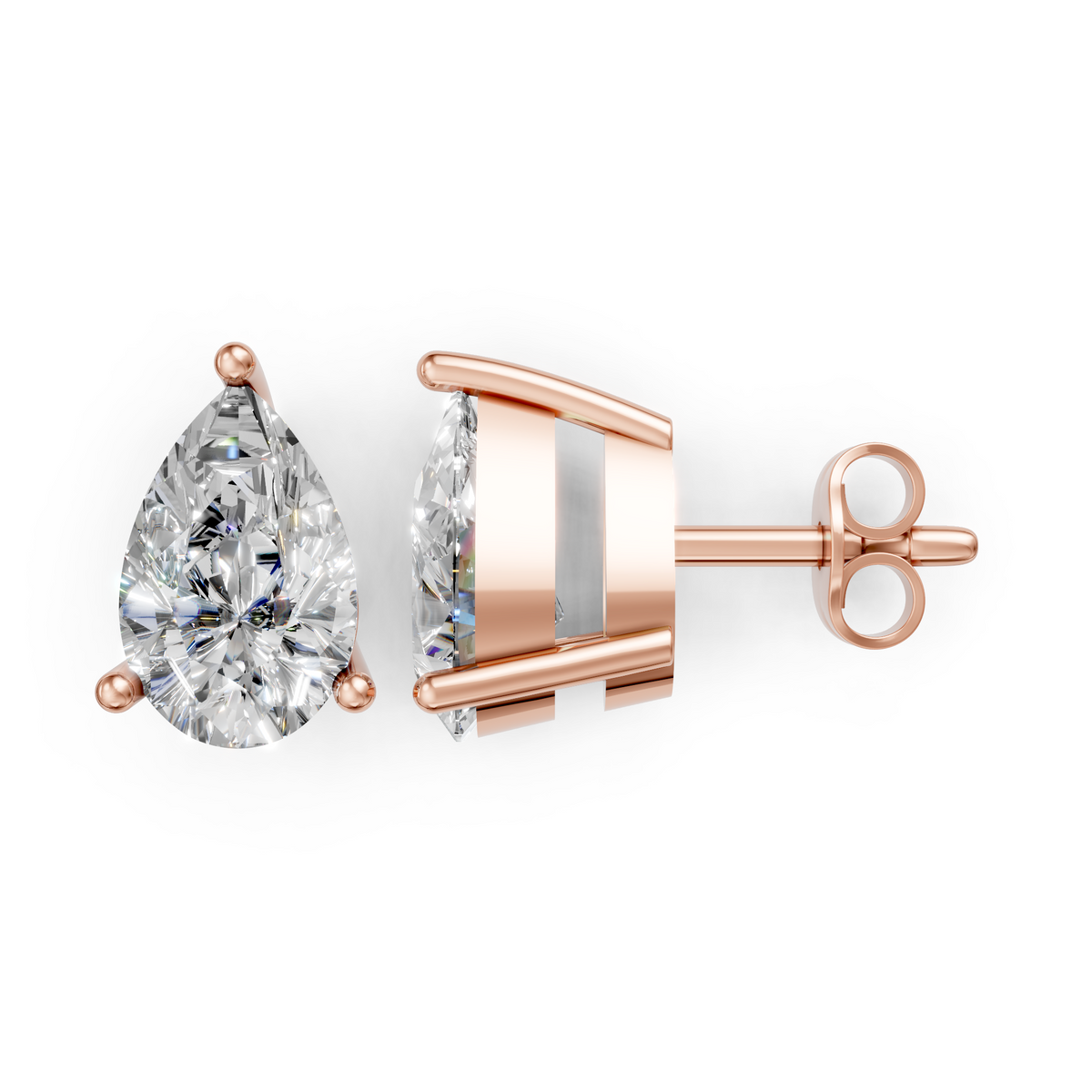 V.02 Earring - Rose Gold