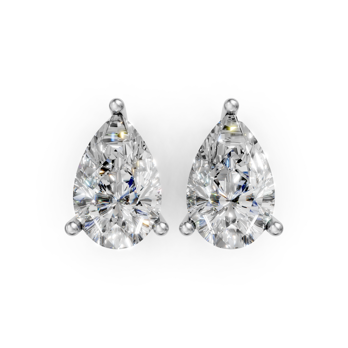 V.02 Earring - White Gold