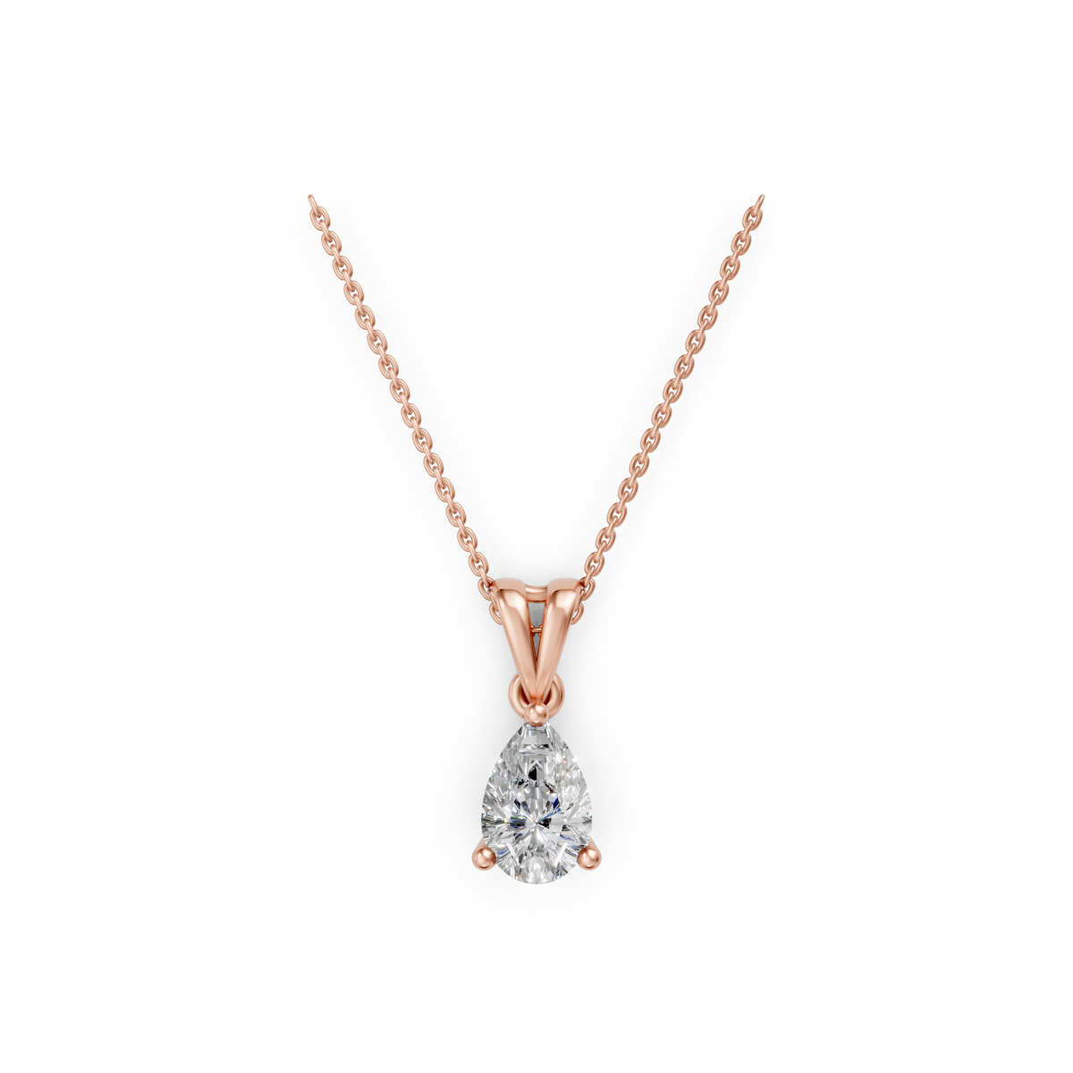 V.02 Pendant - Rose Gold