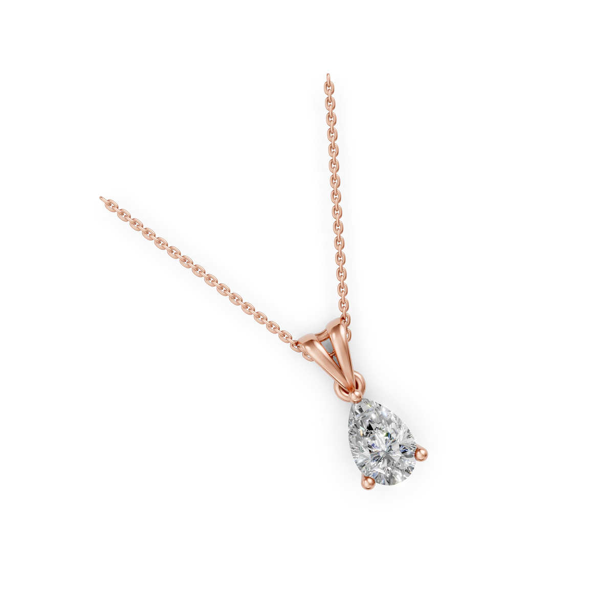 V.02 Pendant - Rose Gold