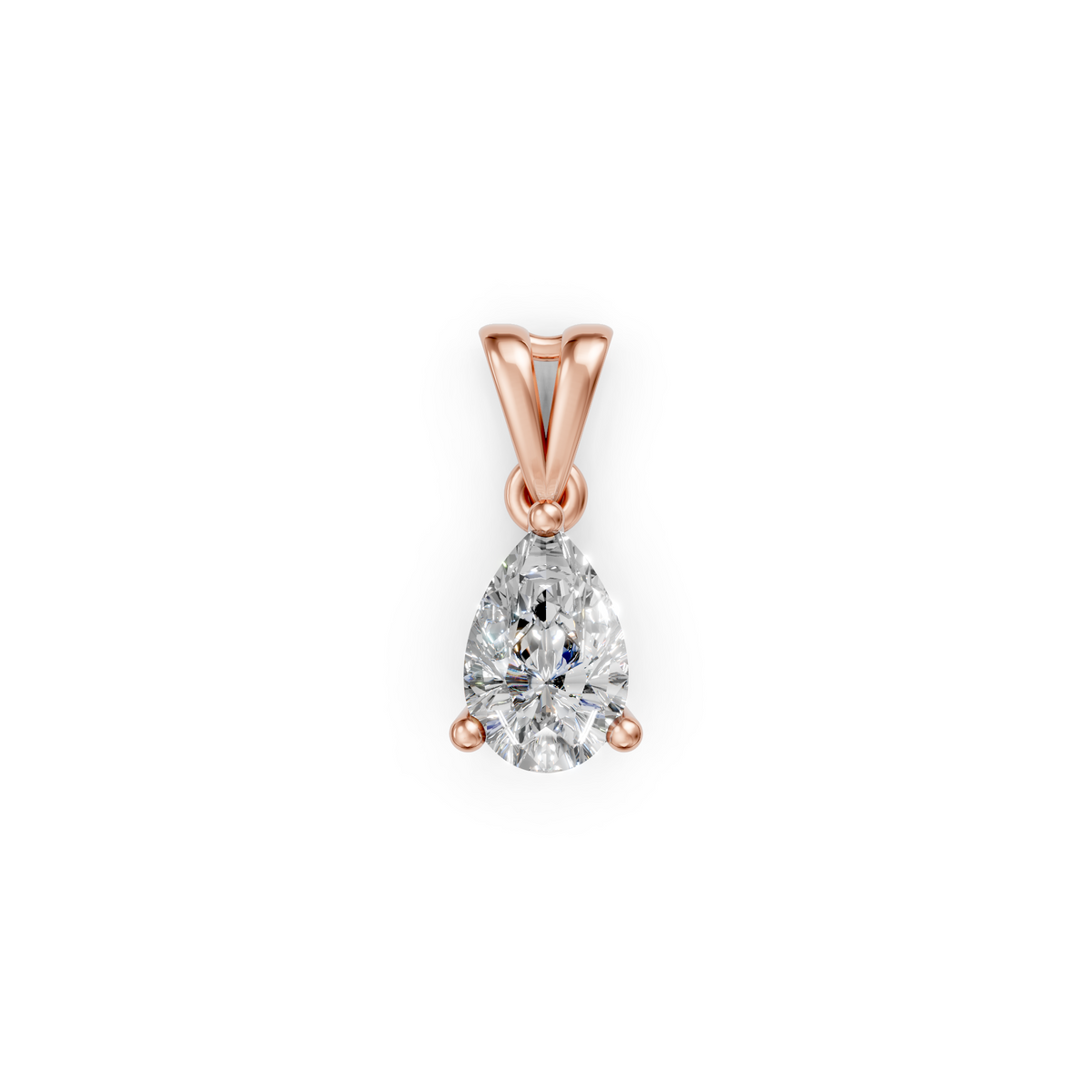 V.02 Pendant - Rose Gold
