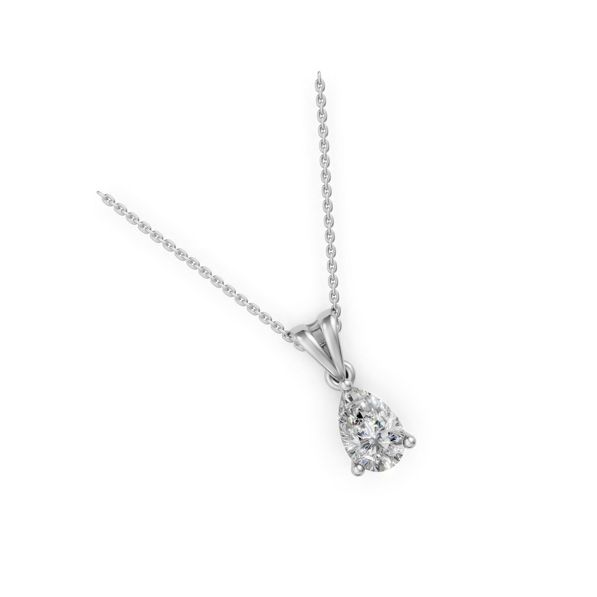 V.02 Pendant - White Gold