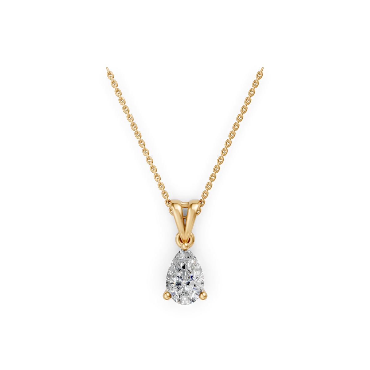 V.02 Pendant - Yellow Gold