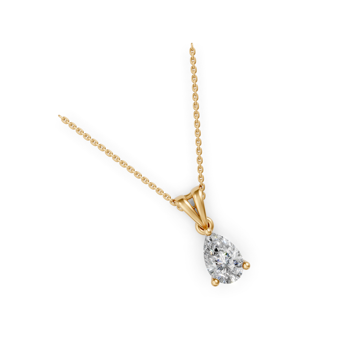 V.02 Pendant - Yellow Gold