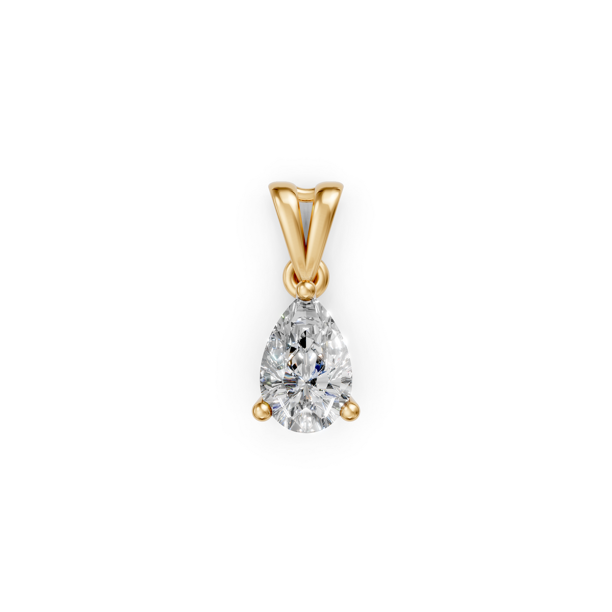 V.02 Pendant - Yellow Gold