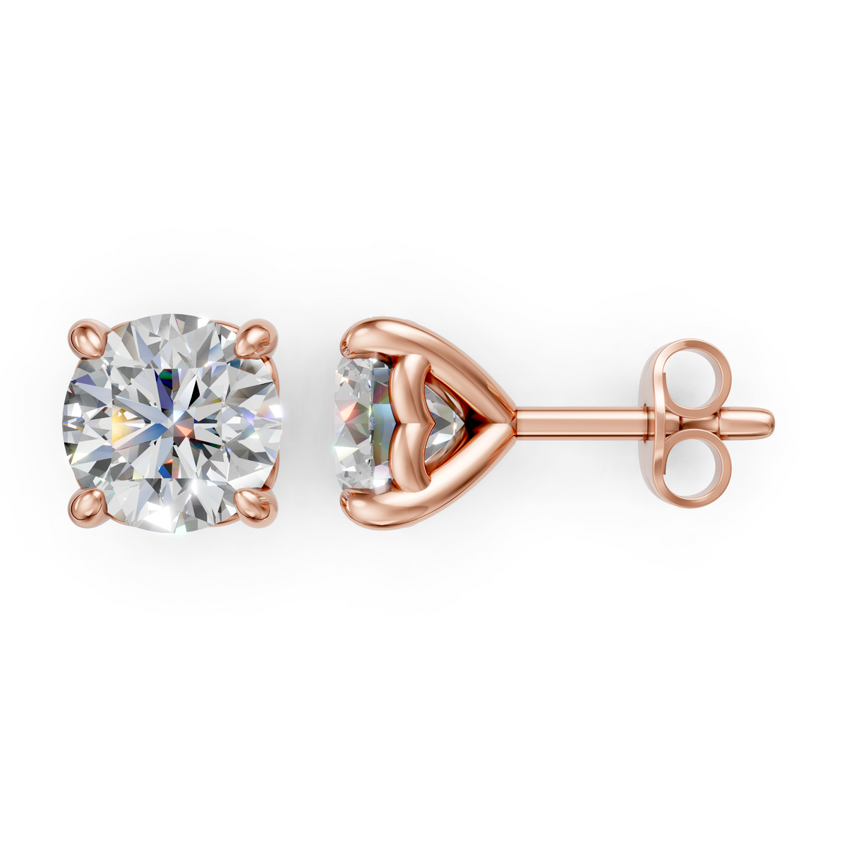 V.03 Earring - Rose Gold