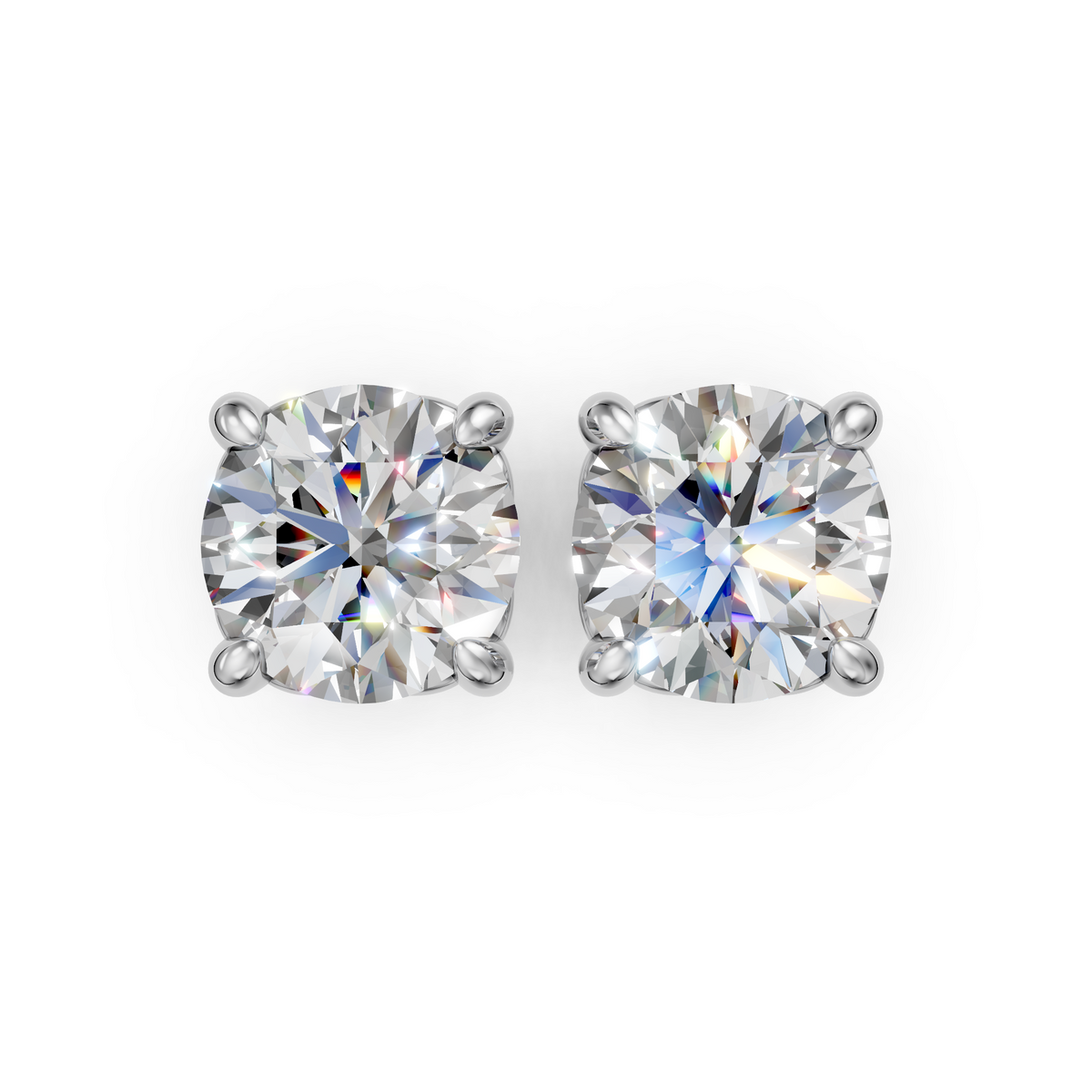 V.03 Earring - White Gold