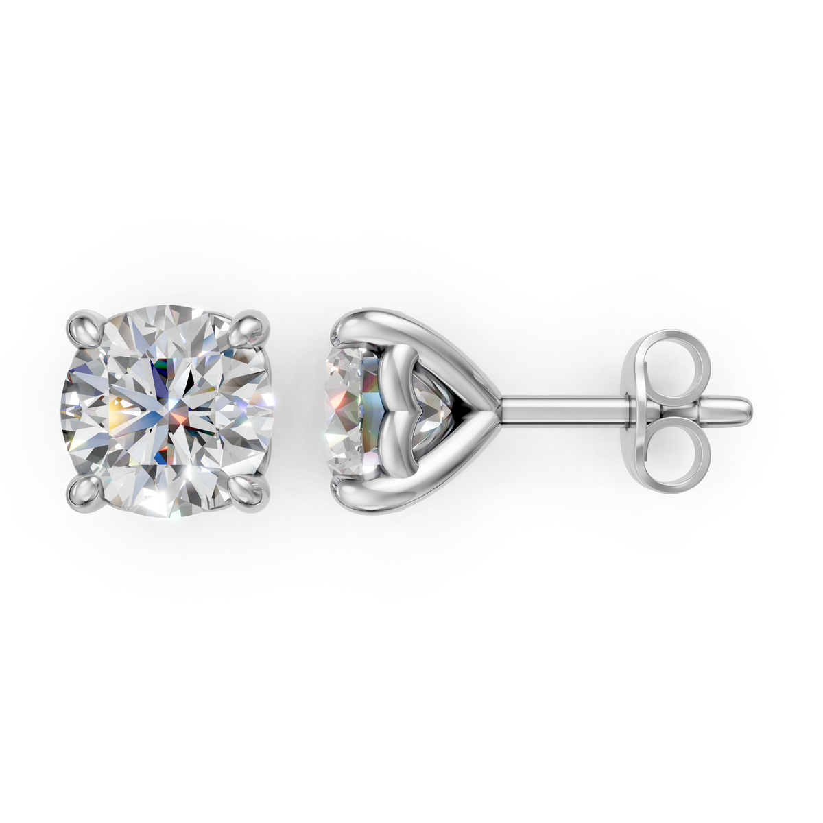 V.03 Earring - White Gold