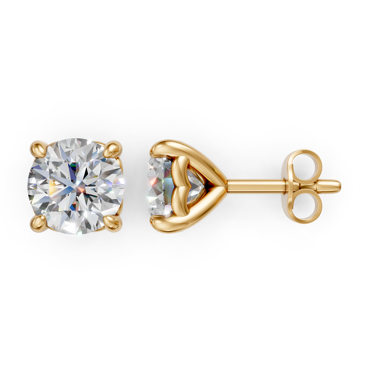 V.03 Earring - Yellow Gold