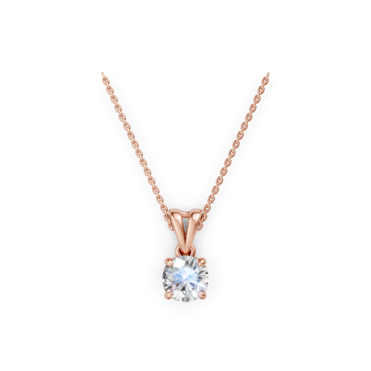 V.03 Pendant - Rose Gold