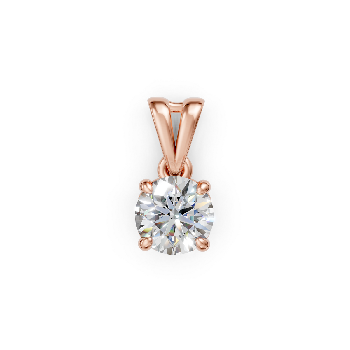 V.03 Pendant - Rose Gold