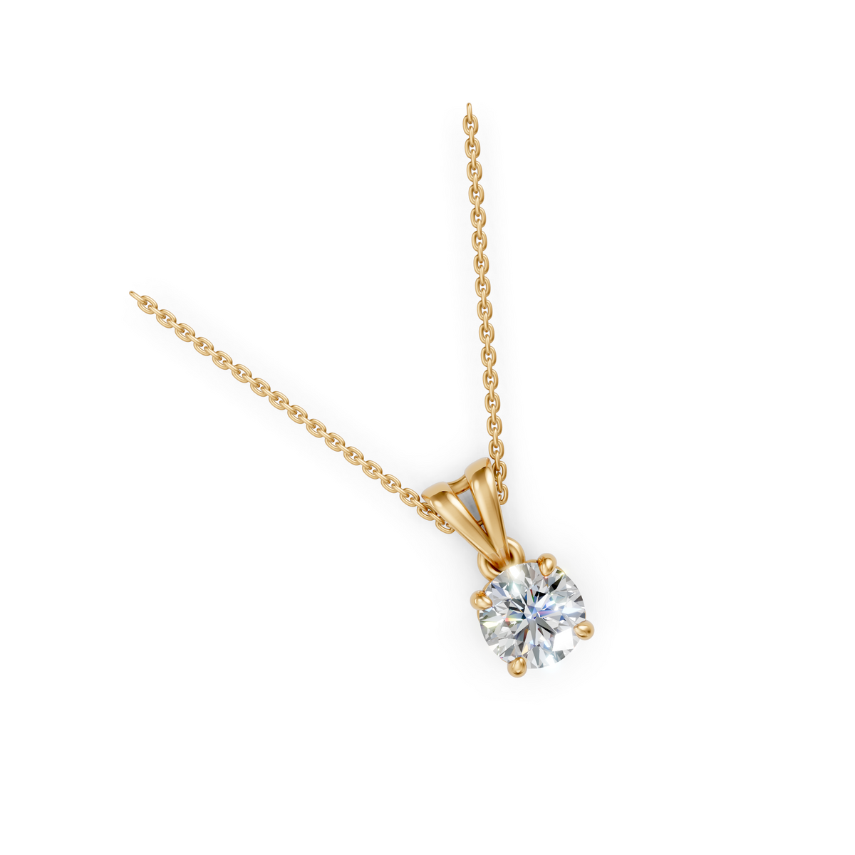 V.03 Pendant - Yellow Gold