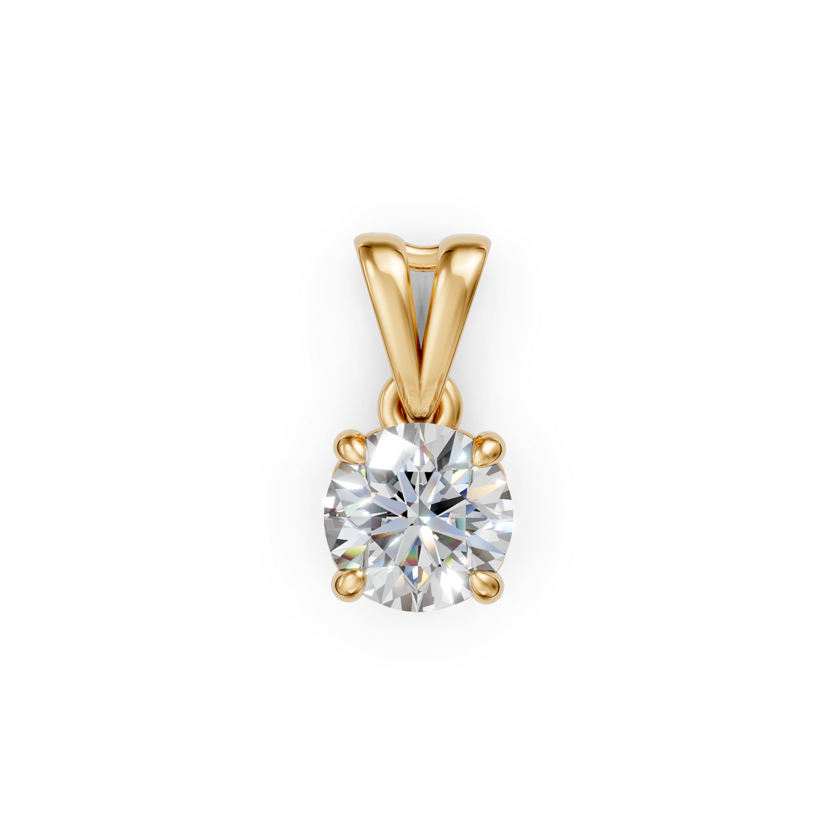 V.03 Pendant - Yellow Gold