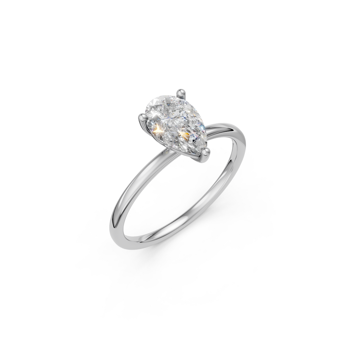 V.03 Ring - White Gold