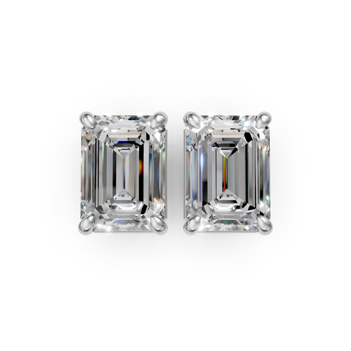 V.04 Earring - White Gold