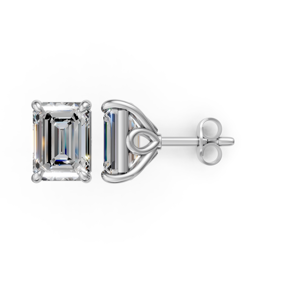 V.04 Earring - White Gold