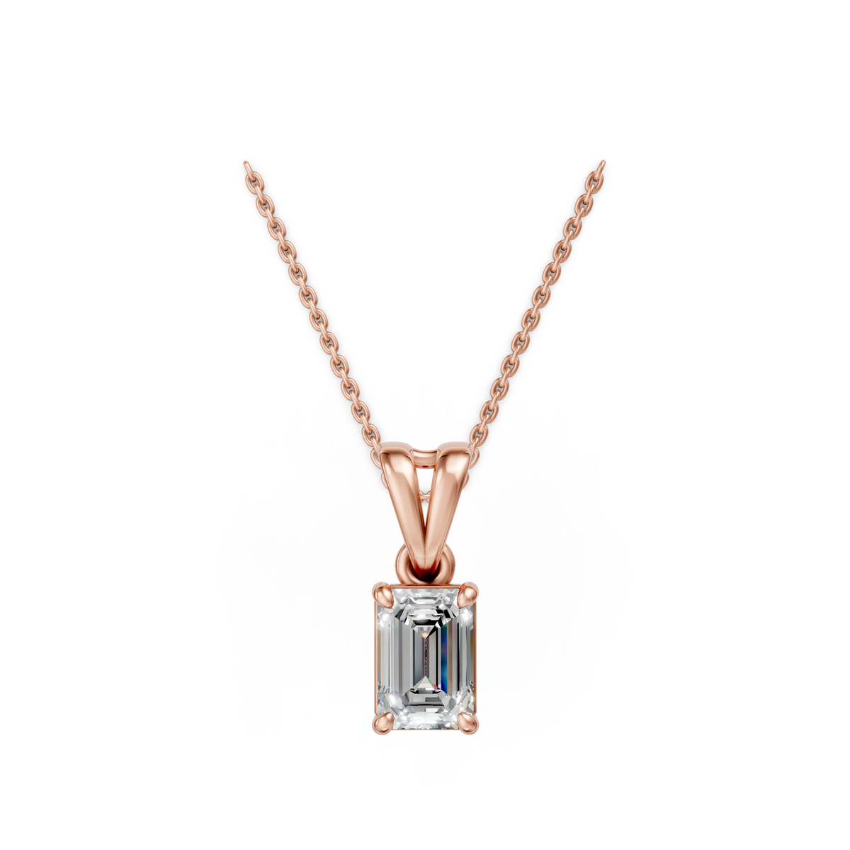 V.04 Pendant - Rose Gold