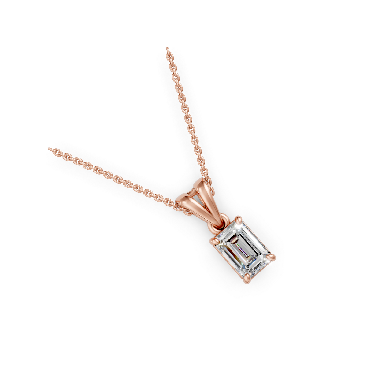 V.04 Pendant - Rose Gold