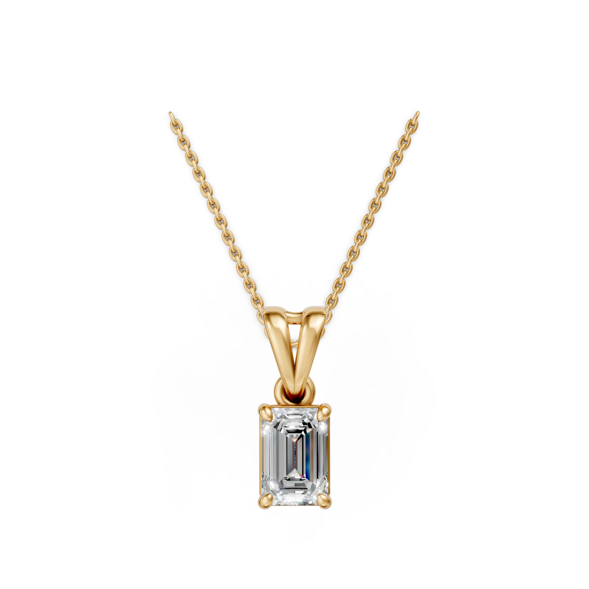 V.04 Pendant - Yellow Gold