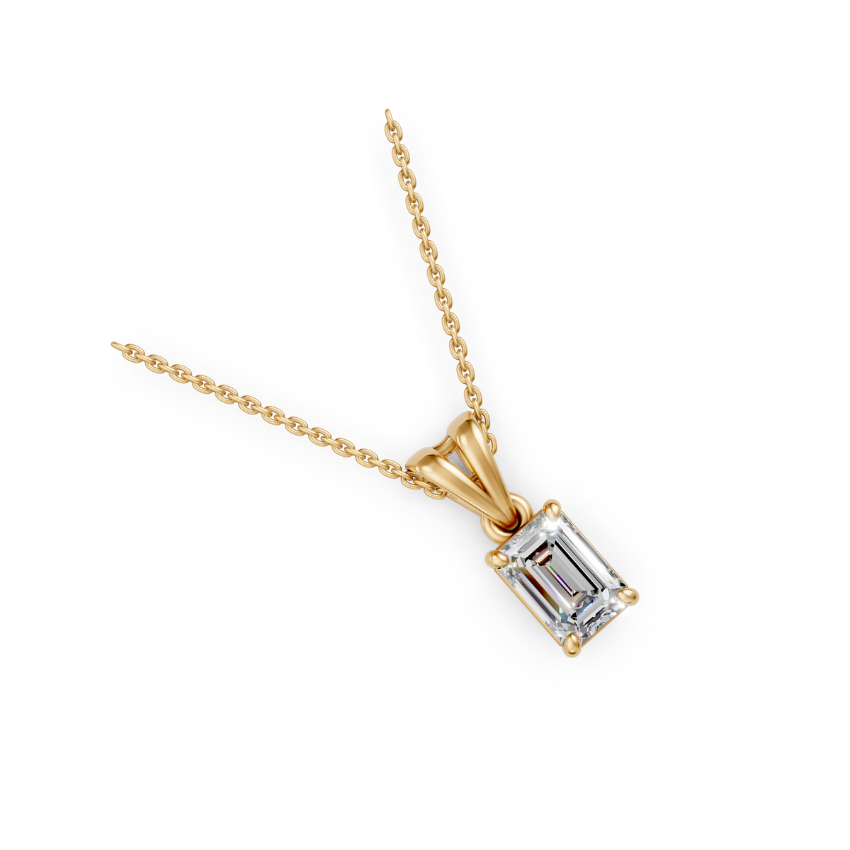 V.04 Pendant - Yellow Gold