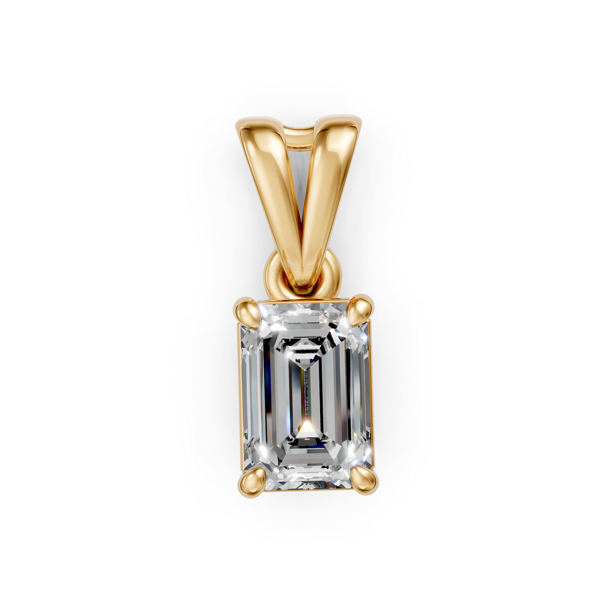 V.04 Pendant - Yellow Gold