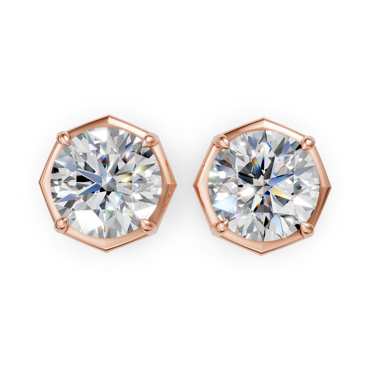 V.05 Earring - Rose Gold