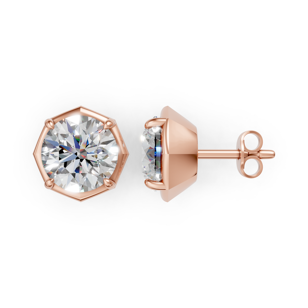 V.05 Earring - Rose Gold
