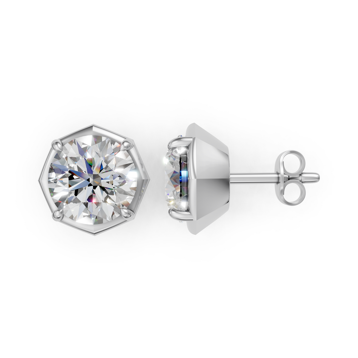 V.05 Earring - White Gold