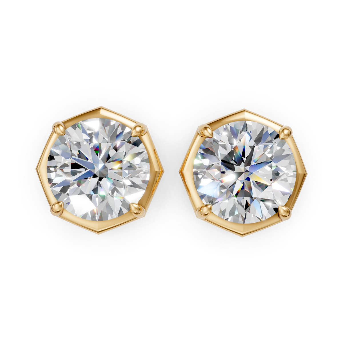 V.05 Earring - Yellow Gold
