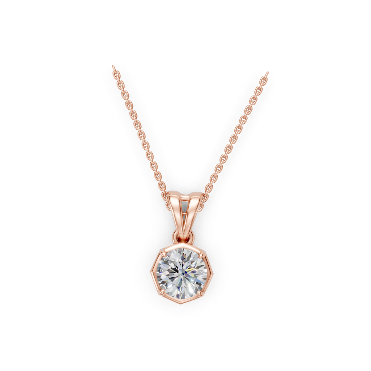 V.05 Pendant - Rose Gold