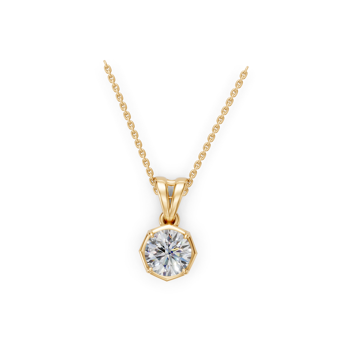 V.05 Pendant - Yellow Gold
