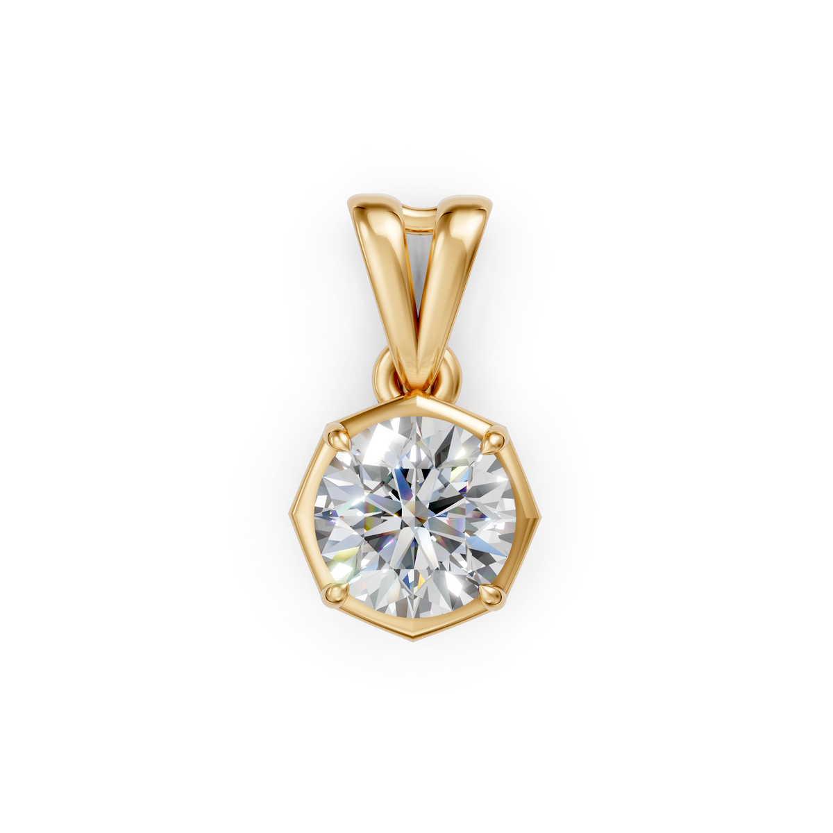 V.05 Pendant - Yellow Gold