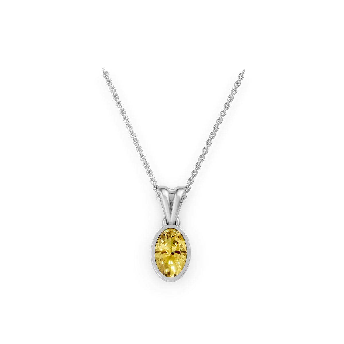 V.06 Pendant - White Gold