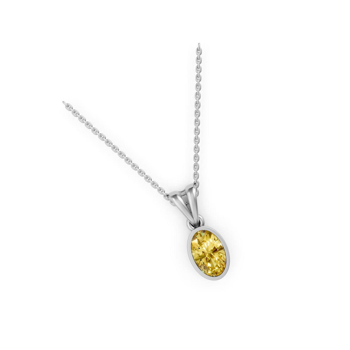 V.06 Pendant - White Gold