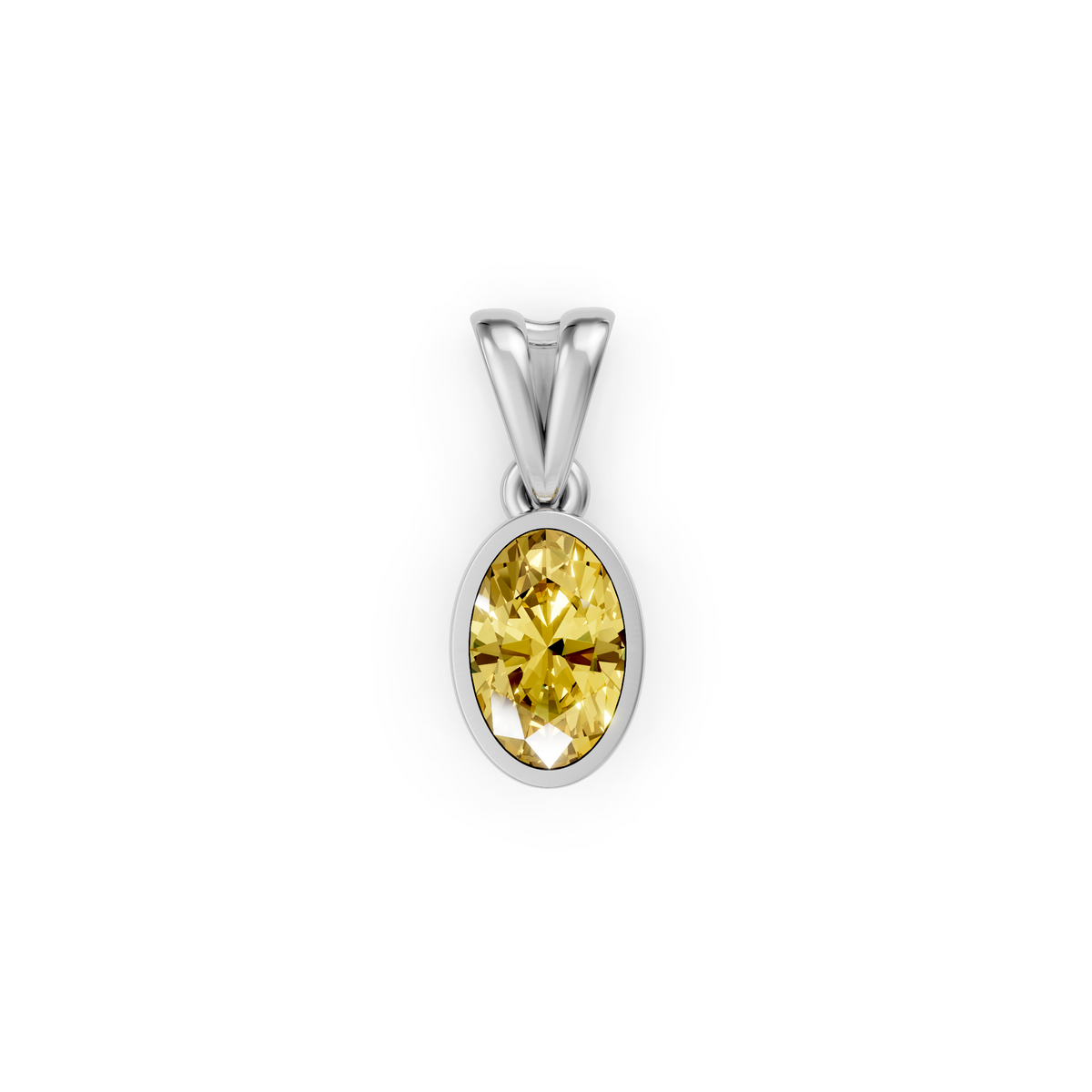 V.06 Pendant - White Gold