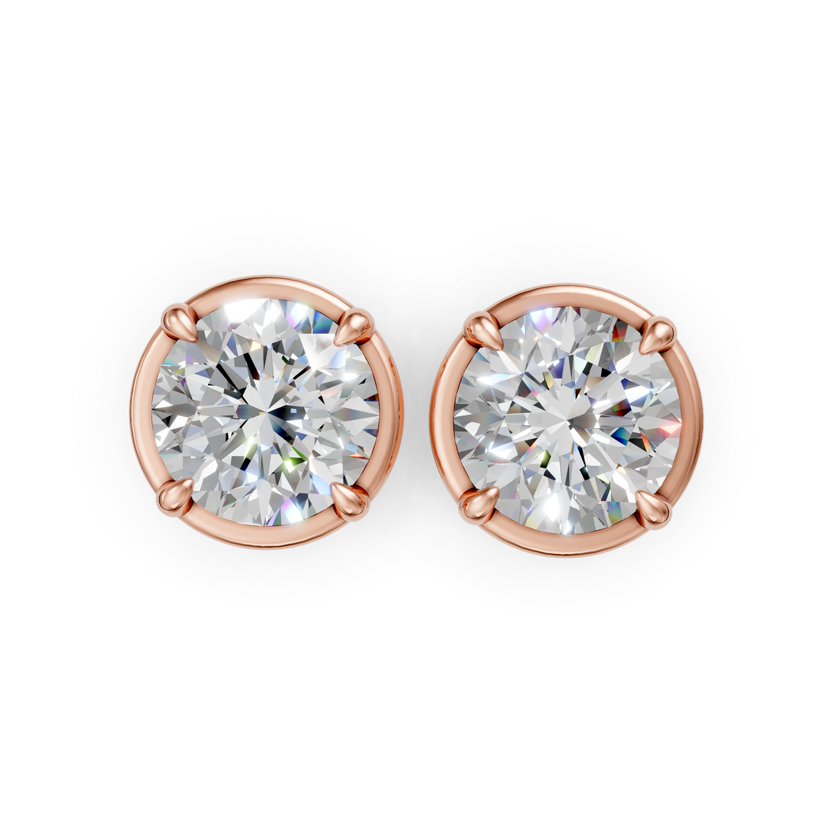 V.07 Earring - Rose Gold