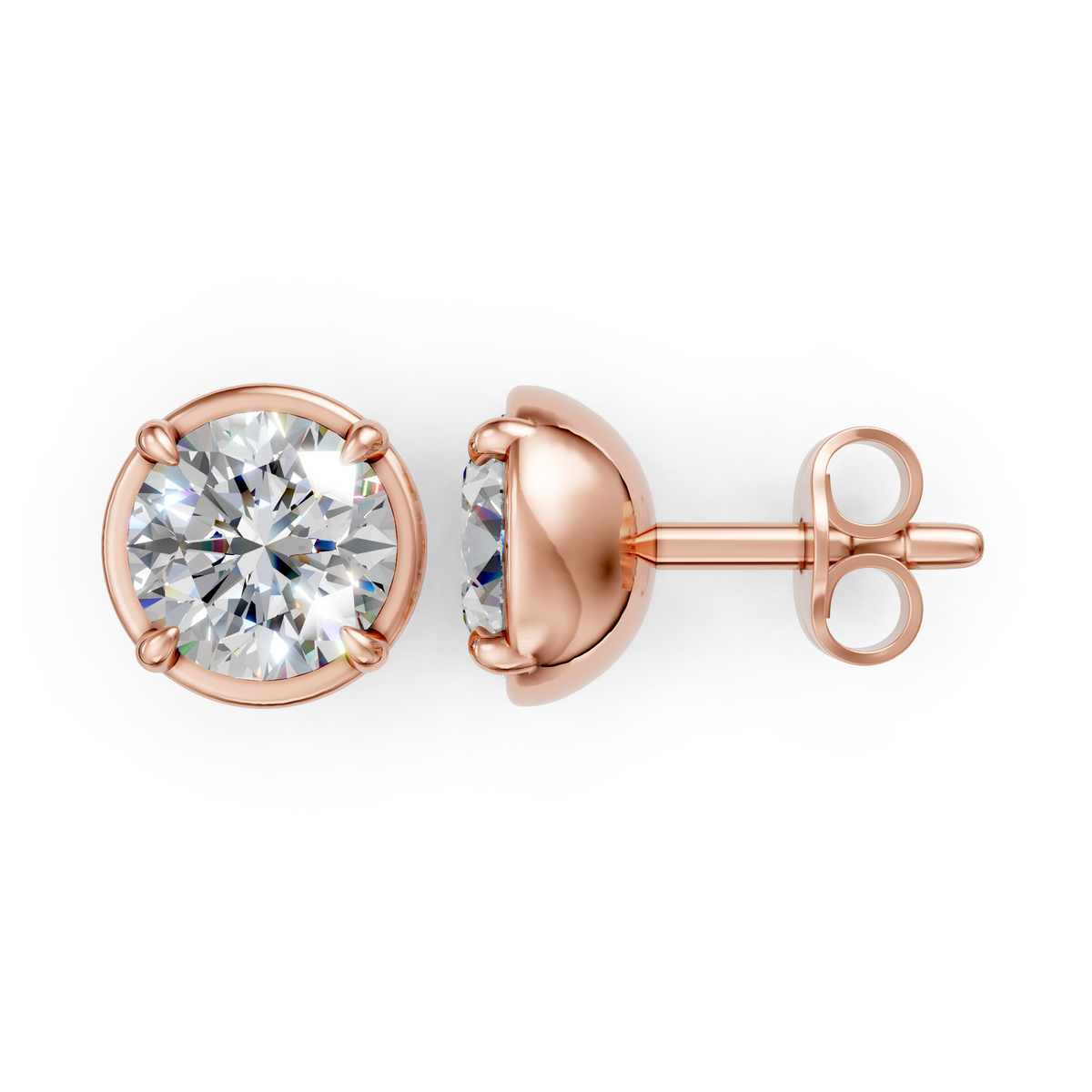 V.07 Earring - Rose Gold