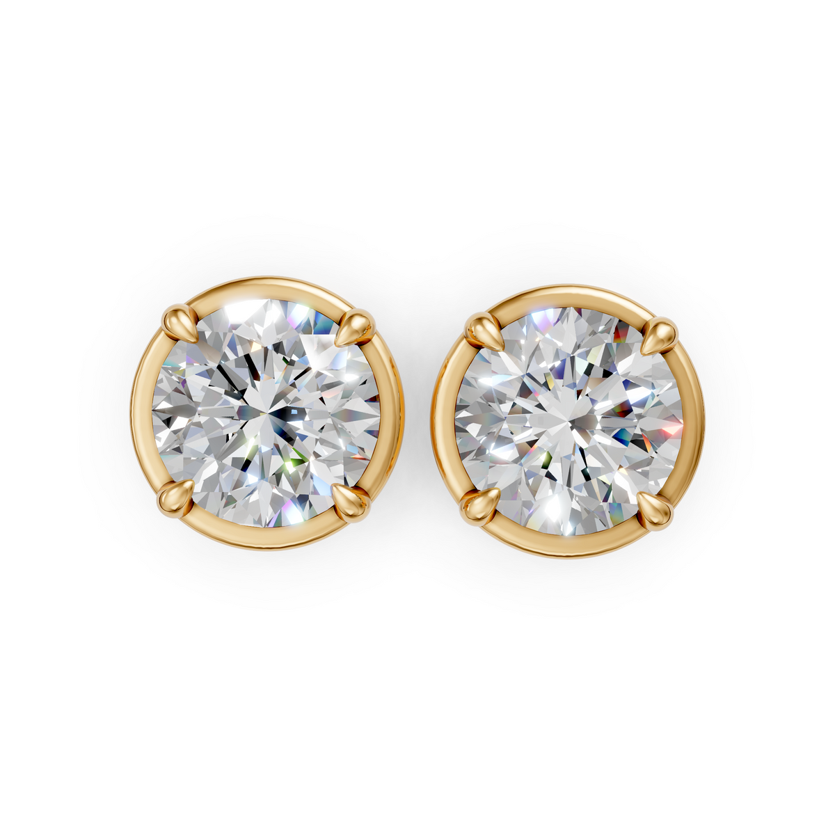 V.07 Earring - Yellow Gold