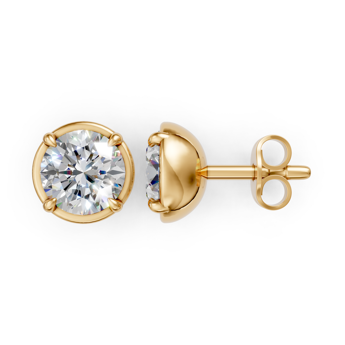 V.07 Earring - Yellow Gold