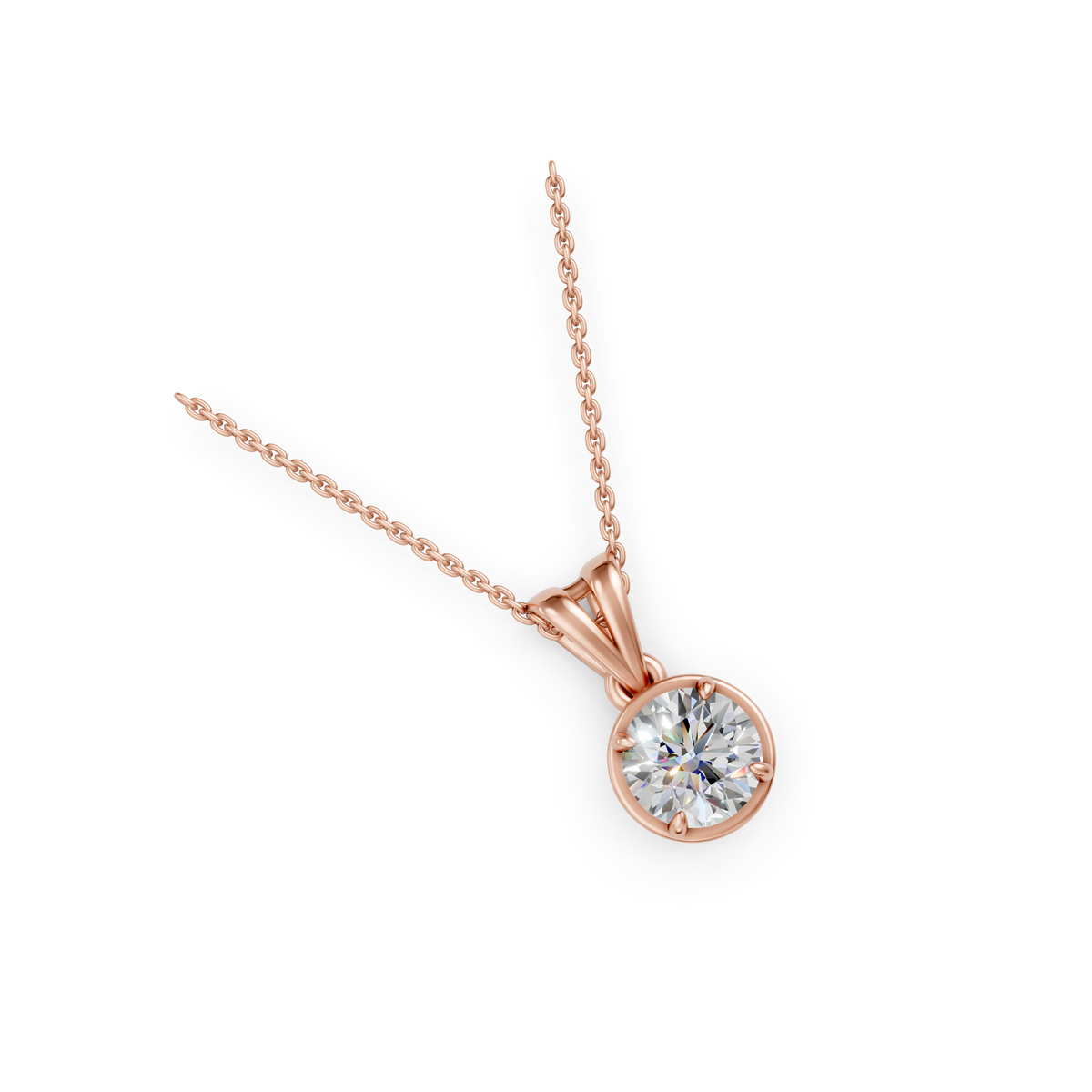 V.07 Pendant - Rose Gold