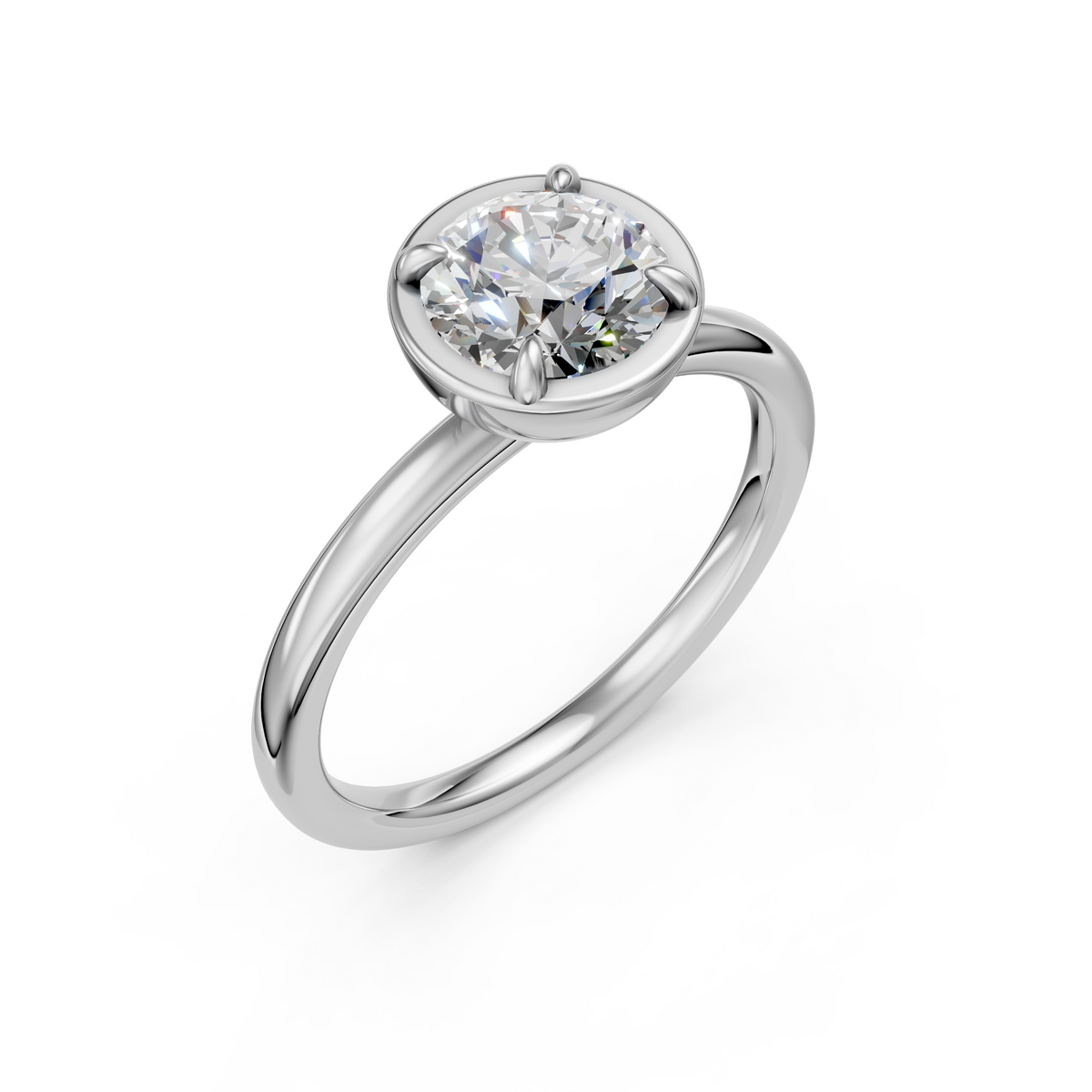V.07 Ring - White Gold