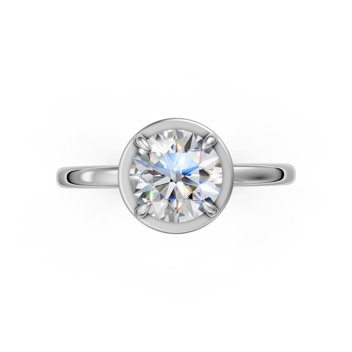 V.07 Ring - White Gold